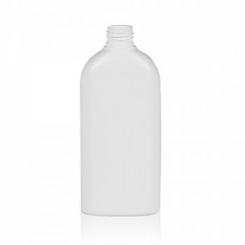 250 ml flacon Basic Oval HDPE blanc 24.410
