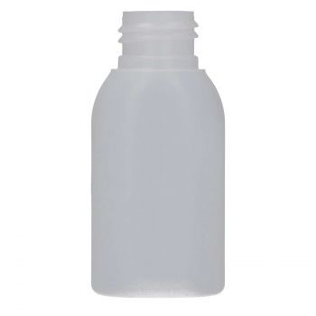 50 ml flacon Basic Oval HDPE naturel 24.410