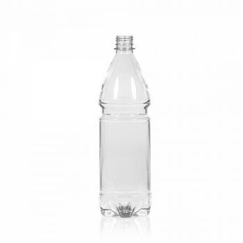 1000 ml flacon Water PET transparent 28PCO