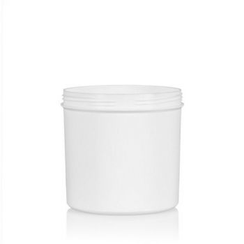 250 ml pot Soft cylinder PP blanc