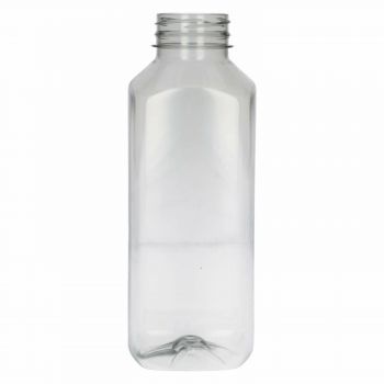 500 ml flacon de jus Juice Square 100% recyclé PET MOPET transparent
