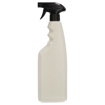 750 ml Multi sprayfles 100% gereycled HDPE 28/410 + trigger spraypomp zwart