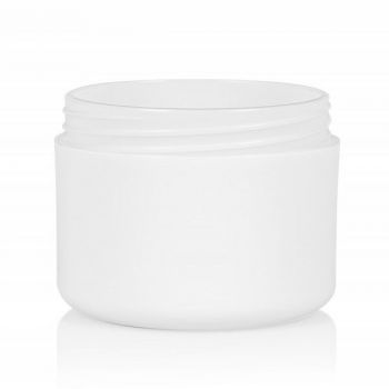 100 ml pot Frosted Soft PP blanc dubbelwand