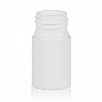 15 ml flacon Basic Round HDPE blanc 24.410