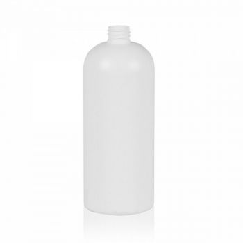 1000 ml flacon Basic Round HDPE blanc 28.410