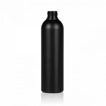 250 ml flacon Basic Round HDPE noir 24.410