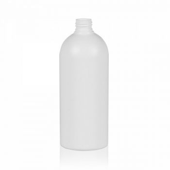 500 ml flacon Basic Round HDPE blanc 24.410