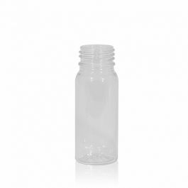 50 ml flacon de jus Juice mini shot PET transparent 28PCO